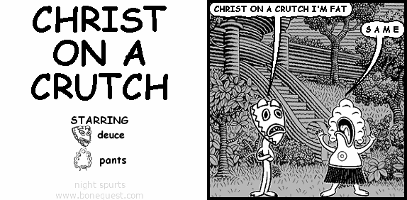 christ on a crutch