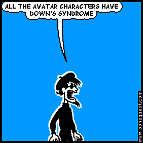 spigot: ALL THE AVATAR CHARACTERS HAVE DOWN'S SYNDROME