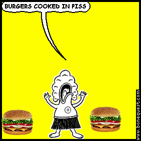 pants: BURGERS COOKED IN PISS